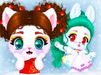 Cat and Rabbit Holiday